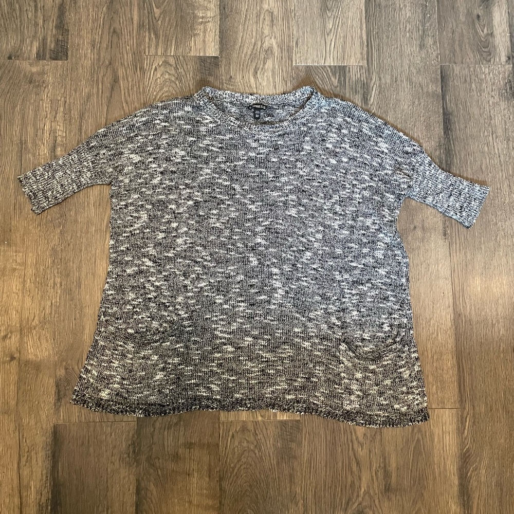 Express Oversized Half Sleeve Knit Top